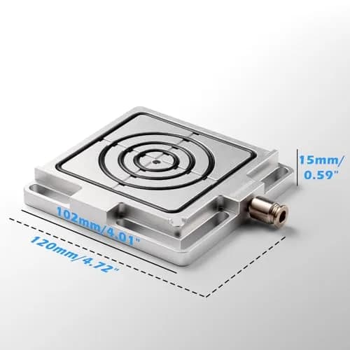SainSmart Genmitsu Vacuum Clamp Pod 120 x 102 x 15mm | CNC Hold Down Kit for Woodworking, Metal, Acrylic thumbnail 2