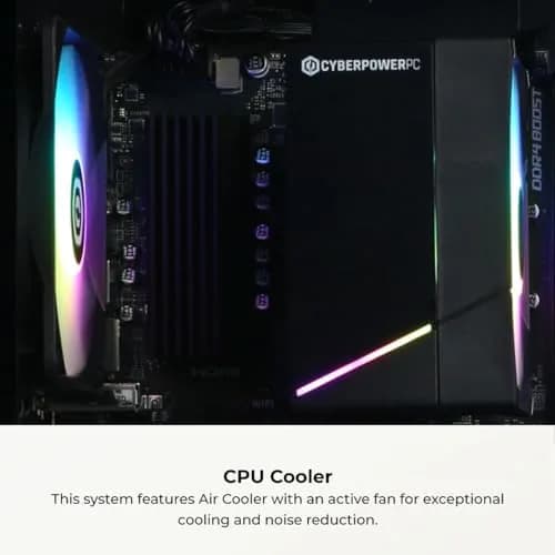 CyberPowerPC Gaming PC, AMD Ryzen 5 5500, Radeon RX 6500 XT 4GB | High-Performance Gaming Desktop thumbnail 7