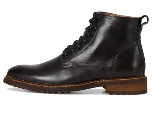 Steve Madden Noby Leather Boot 8 | Cap Toe Ankle Chelsea for Men thumbnail 4