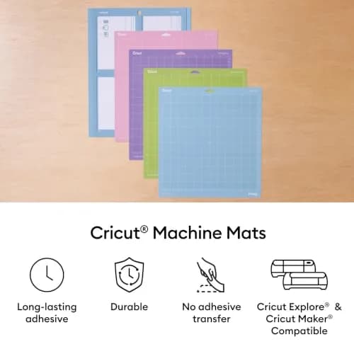 Cricut Cutting Mat Variety Pack (8 Count, 12in x 12in) | Precision Adhesion for All Materials thumbnail 4