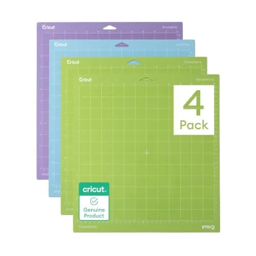 Cricut Cutting Mat Variety Pack (4 Count, 12in x 12in) | Reusable Adhesive Mats for Vinyl, Paper & Iron-On thumbnail 1
