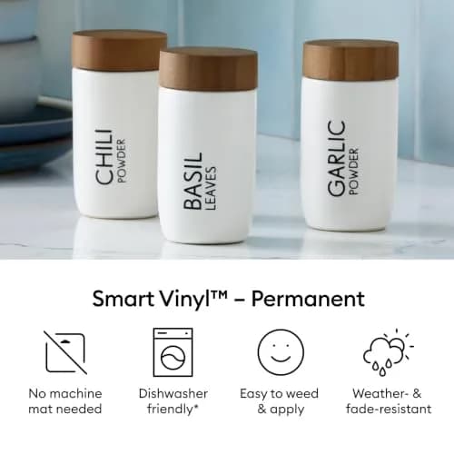 Cricut Smart Permanent Vinyl, Sampler Pack (5.5in x 3ft, 6 Sheets) Weather-Resistant for Outdoor Use thumbnail 2