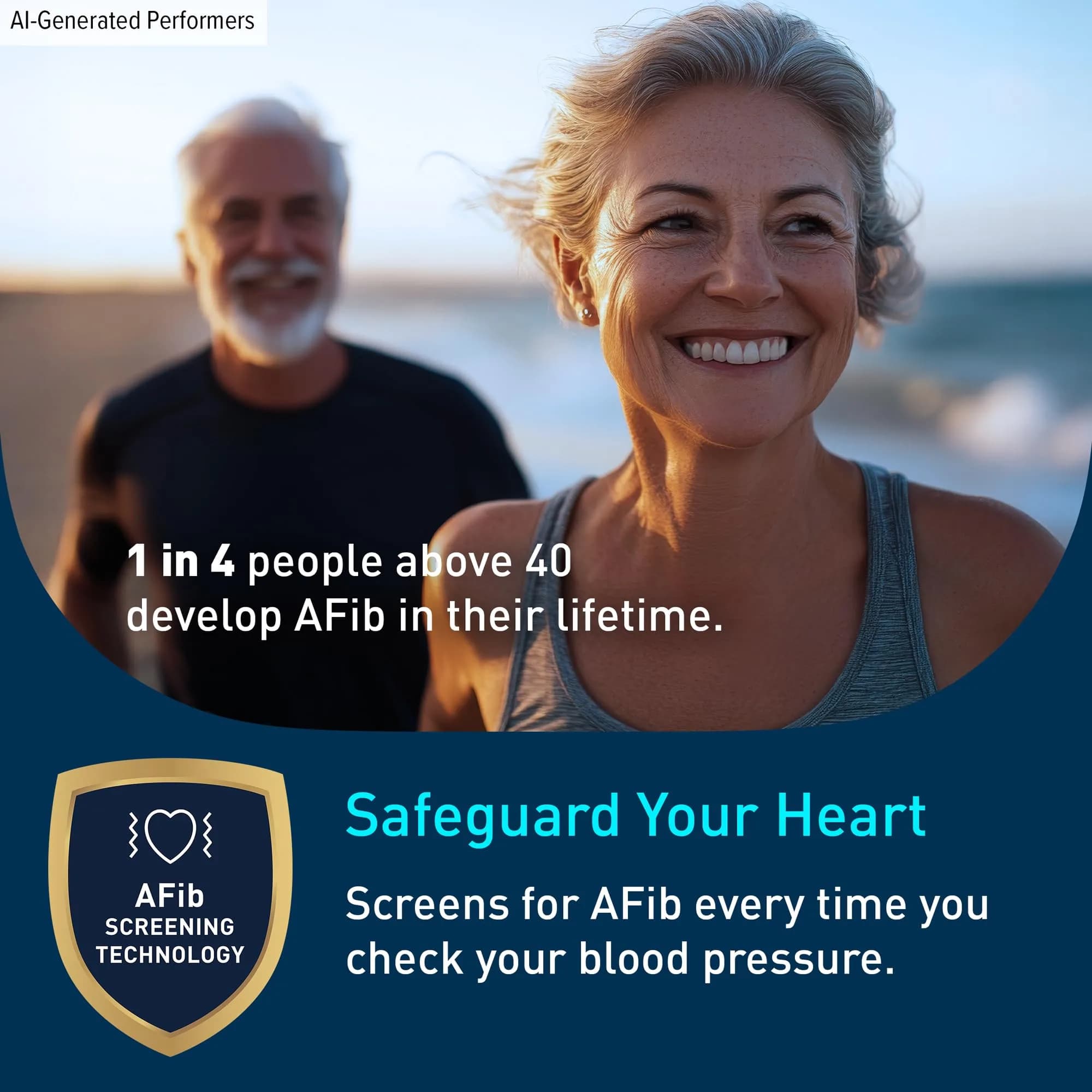 OMRON Gold Automatic Arm Blood Pressure Monitor | 9-17" Cuff, AFib Detection, Bluetooth App Sync - view 3