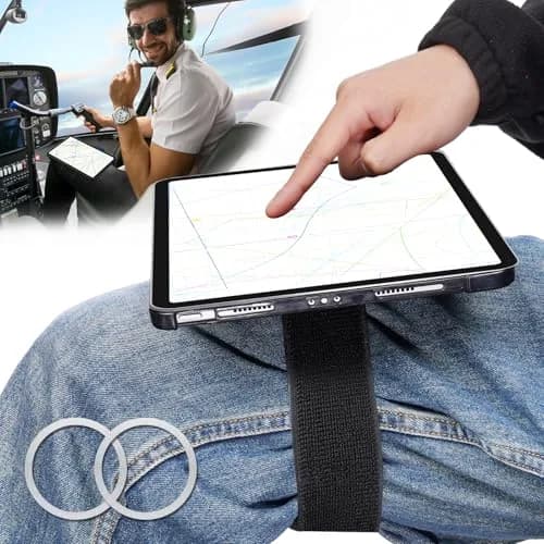 NiHome Adjustable Pilot Magnetic Kneeboard for iPad | Secure, Anti-Slip, Hands-Free (70-120 chars) thumbnail 1