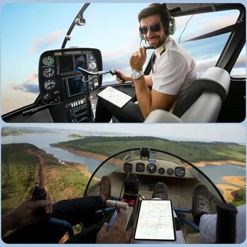 NiHome Adjustable Pilot Magnetic Kneeboard for iPad | Secure, Anti-Slip, Hands-Free (70-120 chars) thumbnail 3