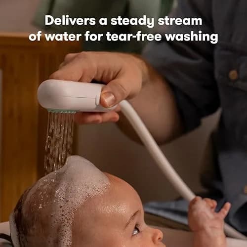 Frida Control The Flow Bathtub Sprayer Attachment Teal | Gentle Rinse for Tear-Free Baby Bath Time thumbnail 2