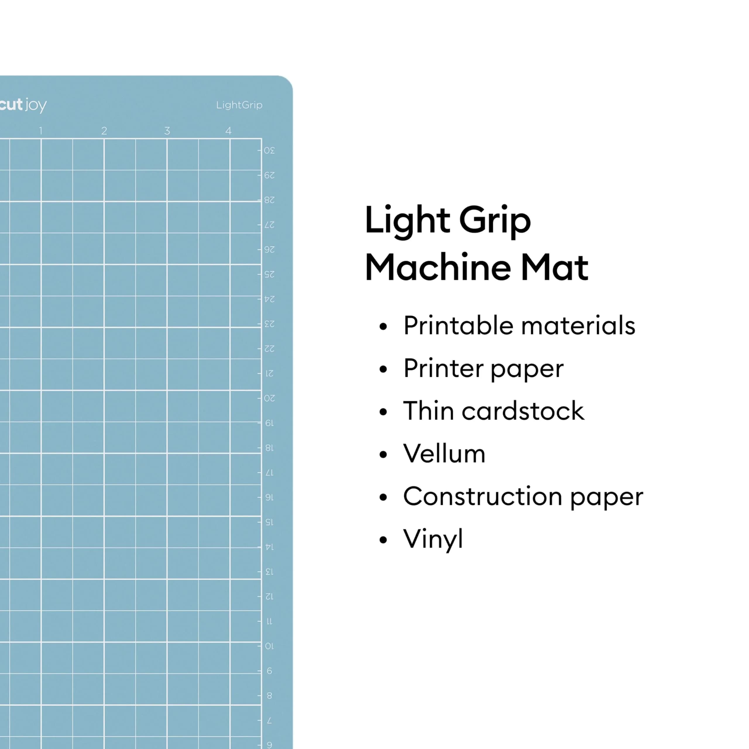 Cricut Joy Machine Mat Variety Pack (5 Count, 4.5in x 12in) | Grips Materials Securely for Intricate Cuts - view 8