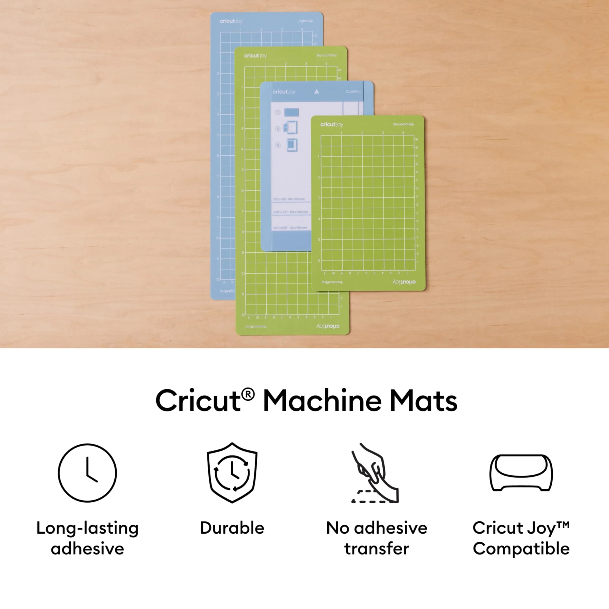Cricut Joy Machine Mat Variety Pack (5 Count, 4.5in x 12in) | Grips Materials Securely for Intricate Cuts - view 4