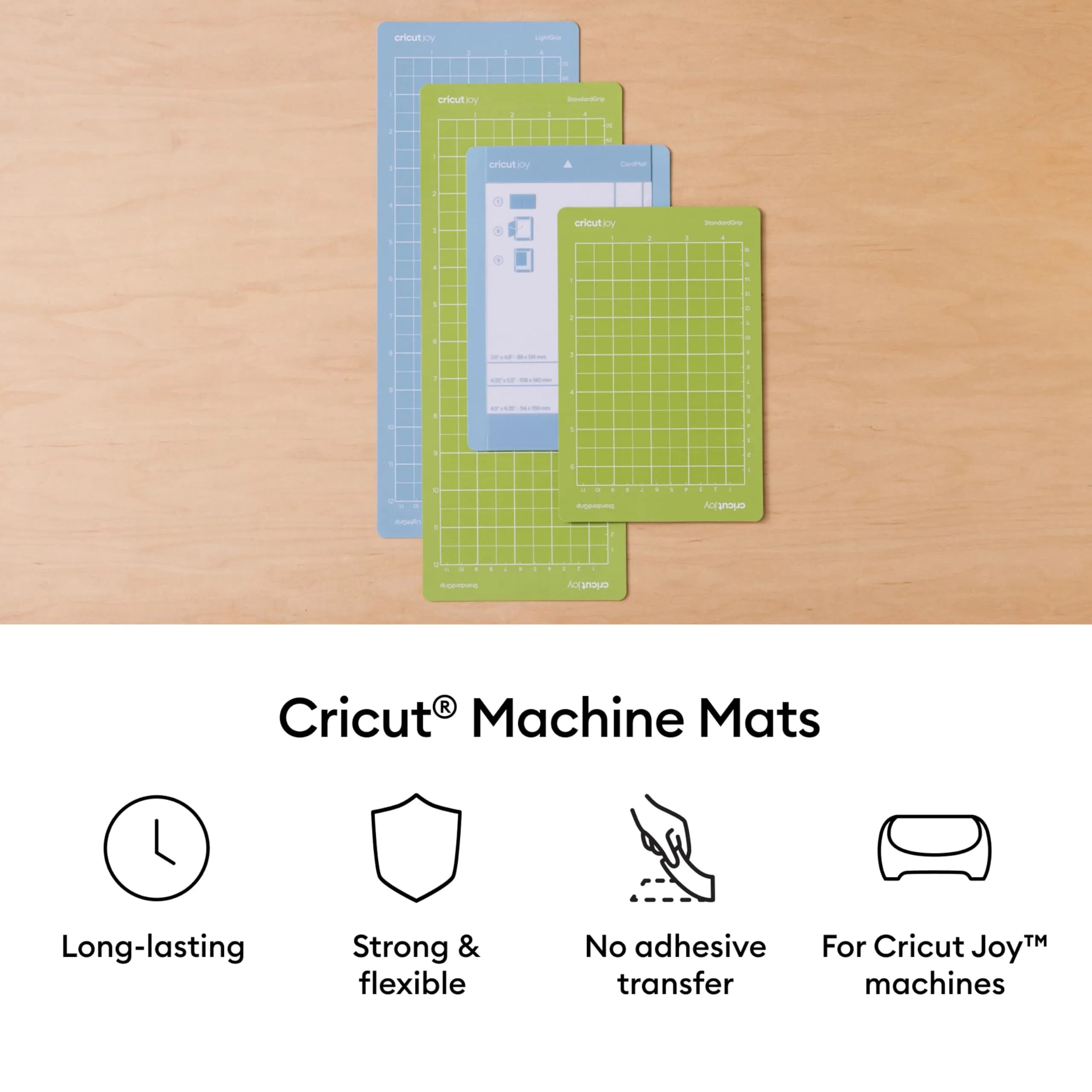 Cricut Joy StandardGrip Cutting Mat 5 Pack (4.5" x 12") - Essential for Intricate Cuts thumbnail 3