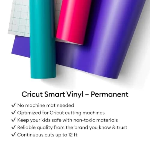 Cricut Smart Permanent Vinyl, Sampler Pack (9.5in x 24in, 6 Sheets) | Weather-Resistant Craft Vinyl thumbnail 8