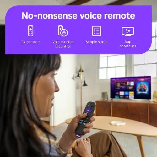 Roku Streaming Stick Plus with Voice Remote - 4K & HDR10+ | Easy Setup & Free Channels thumbnail 6