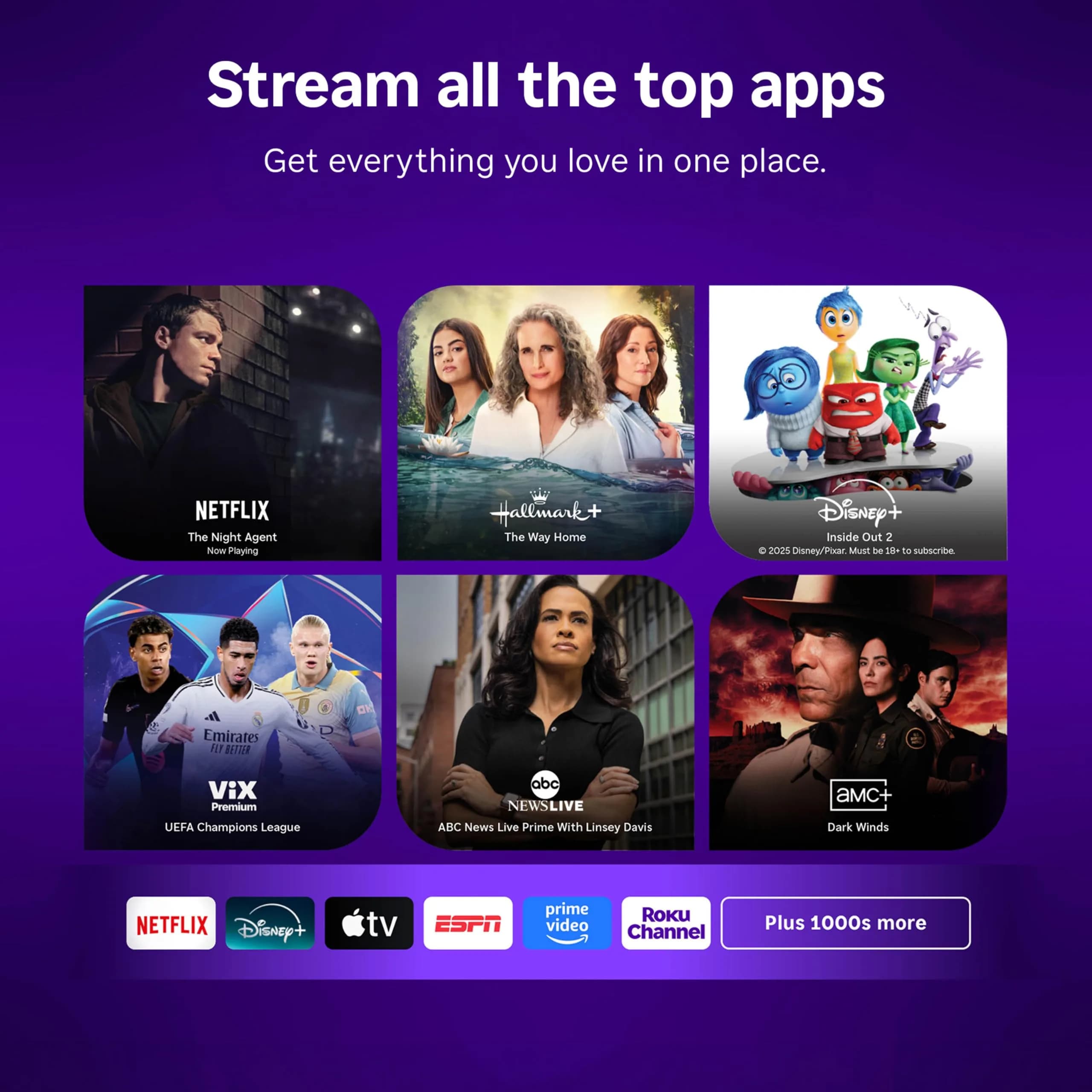 Roku Streaming Stick Plus with Voice Remote - 4K & HDR10+ | Easy Setup & Free Channels - view 3