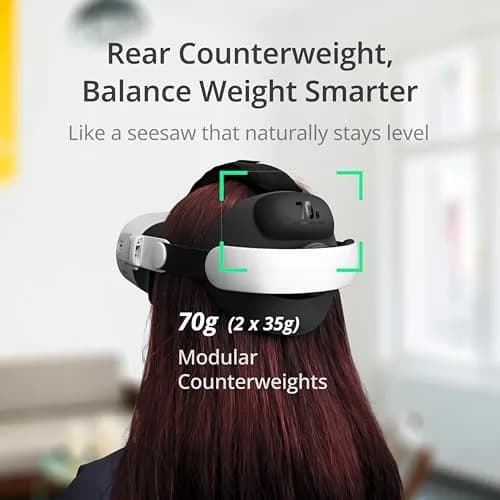 BOBOVR E3 Head Strap Compatible with Quest 3/3S | Lightweight Comfort & Balance (70-120 chars) thumbnail 2