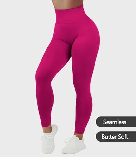 JGS1996 Scrunch Butt Leggings for Women High Waist Yoga Pants | Seamless, Tummy Control, Squat Proof thumbnail 5