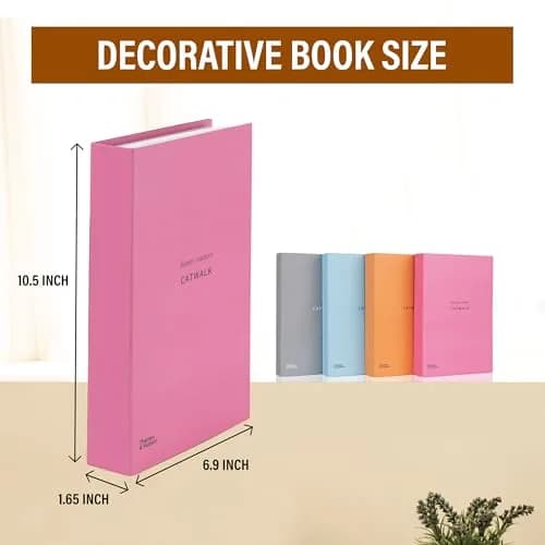 PROBENEX 4 Pcs Decorative Books | Faux Modern Coffee Table & Shelf Decor thumbnail 3