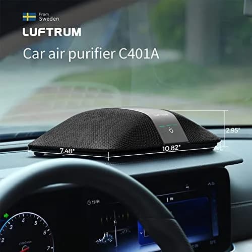 LUFTRUM Car Air Purifier with True HEPA Filter | Captures 99.9% Particles to 0.1 Microns thumbnail 6