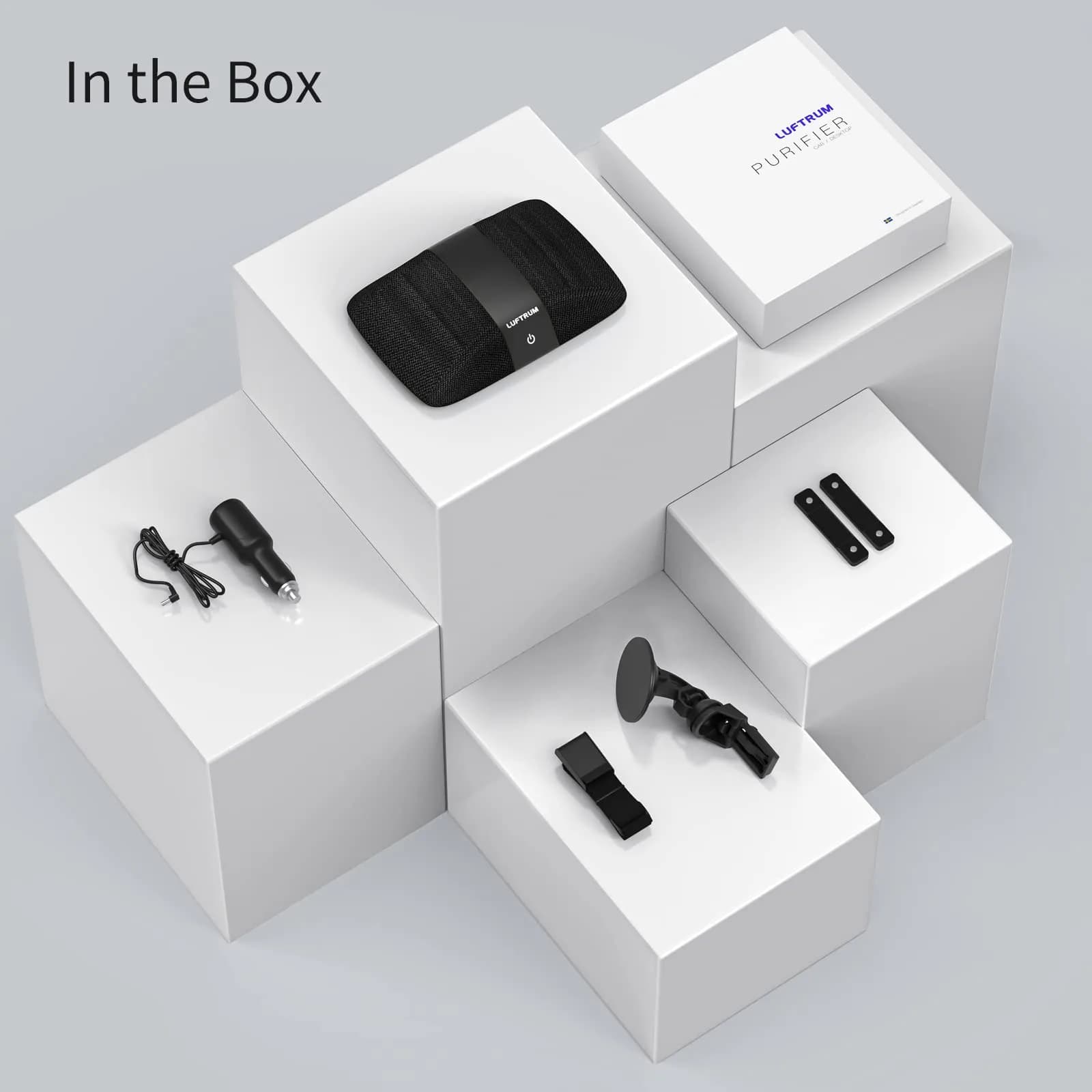 LUFTRUM Car Air Purifier with True HEPA Filter | Captures 99.9% Particles to 0.1 Microns - view 7