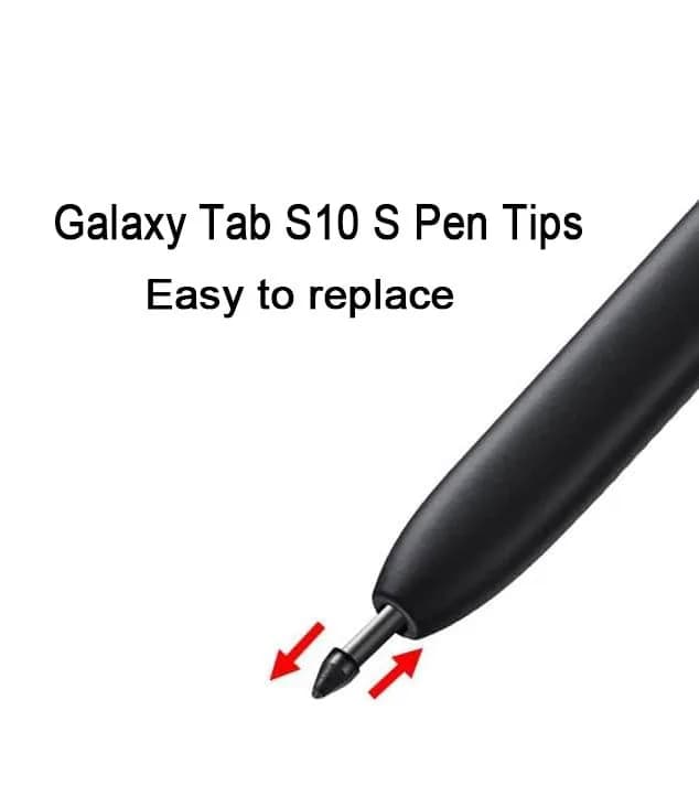 Befzygwk Replacement S Pen Tips for Samsung Galaxy Tab S10 Series 5 Pcs Black | Compatible with Tab S10/S10+/S10 Ultra - view 2