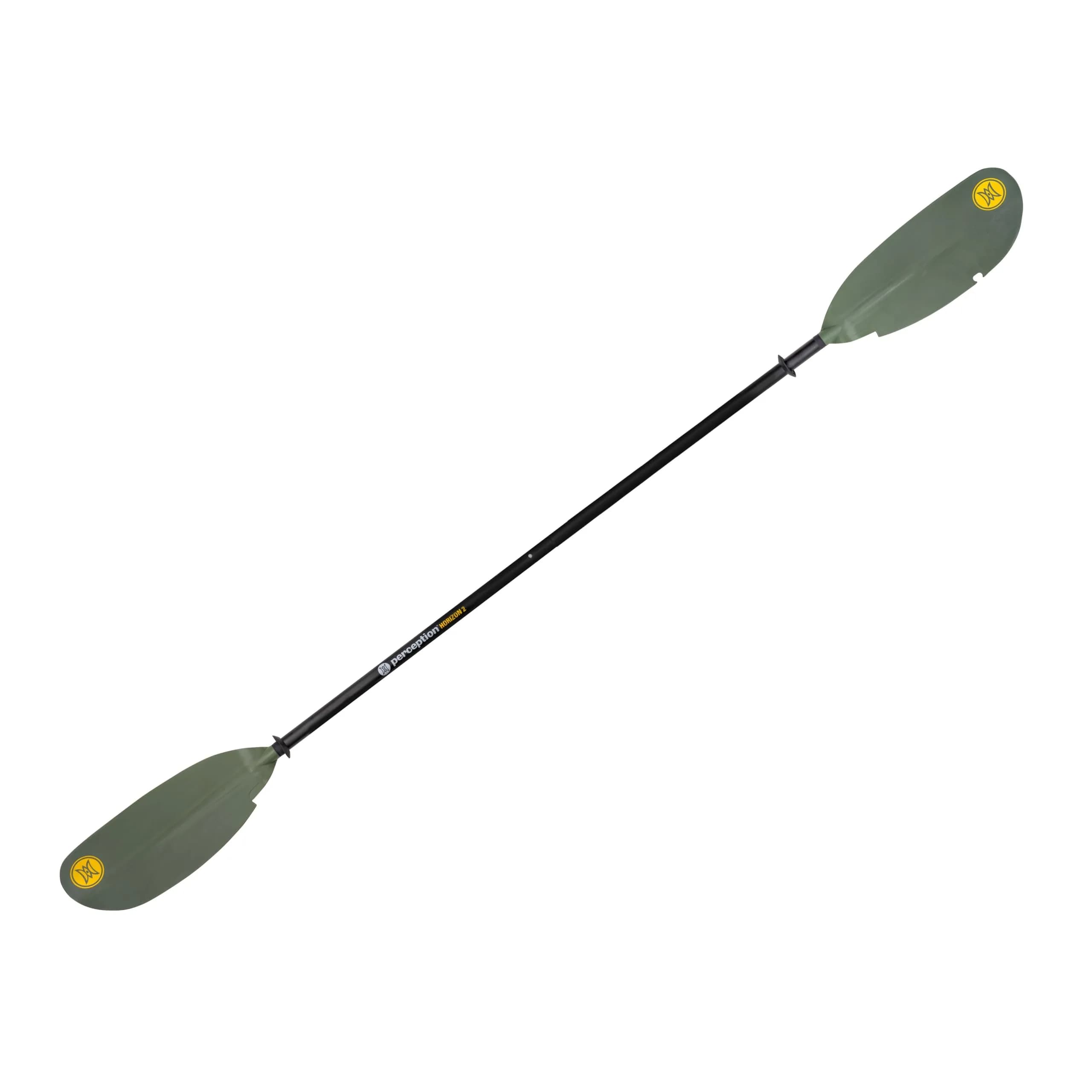 Perception Horizon 1 Paddle - Aluminum - Yellow | All Skill Levels - 235cm — Khaki / 90.5 in - 230 cm