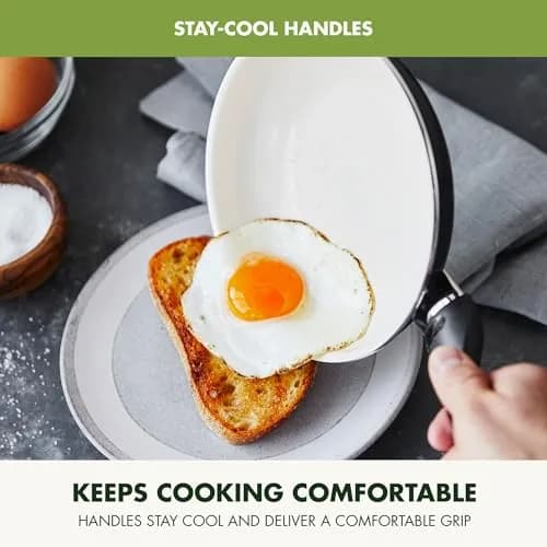 GreenPan Rio 11" Square Griddle Pan | Ceramic Nonstick, PFOA & PFAS-Free, Oven Safe thumbnail 2