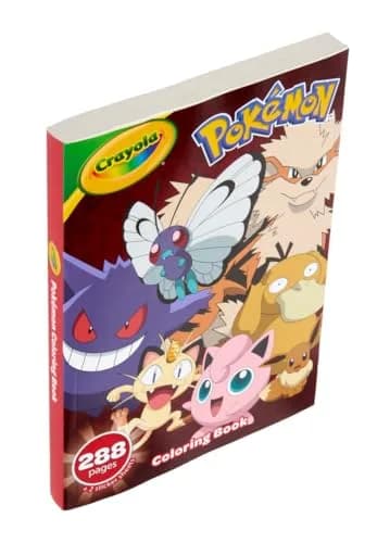 Crayola Giant Pokemon Coloring Book (288 Pages) | 2 Sticker Sheets, Travel Activity, Gift for Kids & Adults thumbnail 6