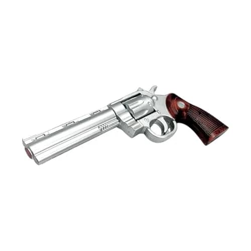 LALAPORT Colt Python Foam Replica Revolver 11.5” Silver | Iconic Movie & Game Prop thumbnail 4