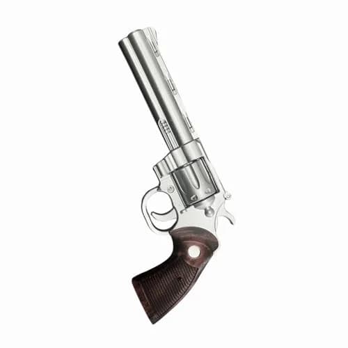 LALAPORT Colt Python Foam Replica Revolver 11.5” Silver | Iconic Movie & Game Prop thumbnail 3