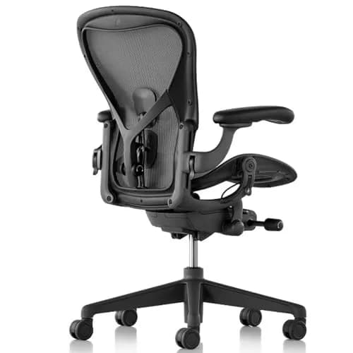 HYEJDRV Chair Armrest Replacement for Herman Miller Aeron, Graphite Black | Ergonomic & Easy Install (70-120 chars) thumbnail 8