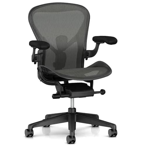HYEJDRV Chair Armrest Replacement for Herman Miller Aeron, Graphite Black | Ergonomic & Easy Install (70-120 chars) thumbnail 9