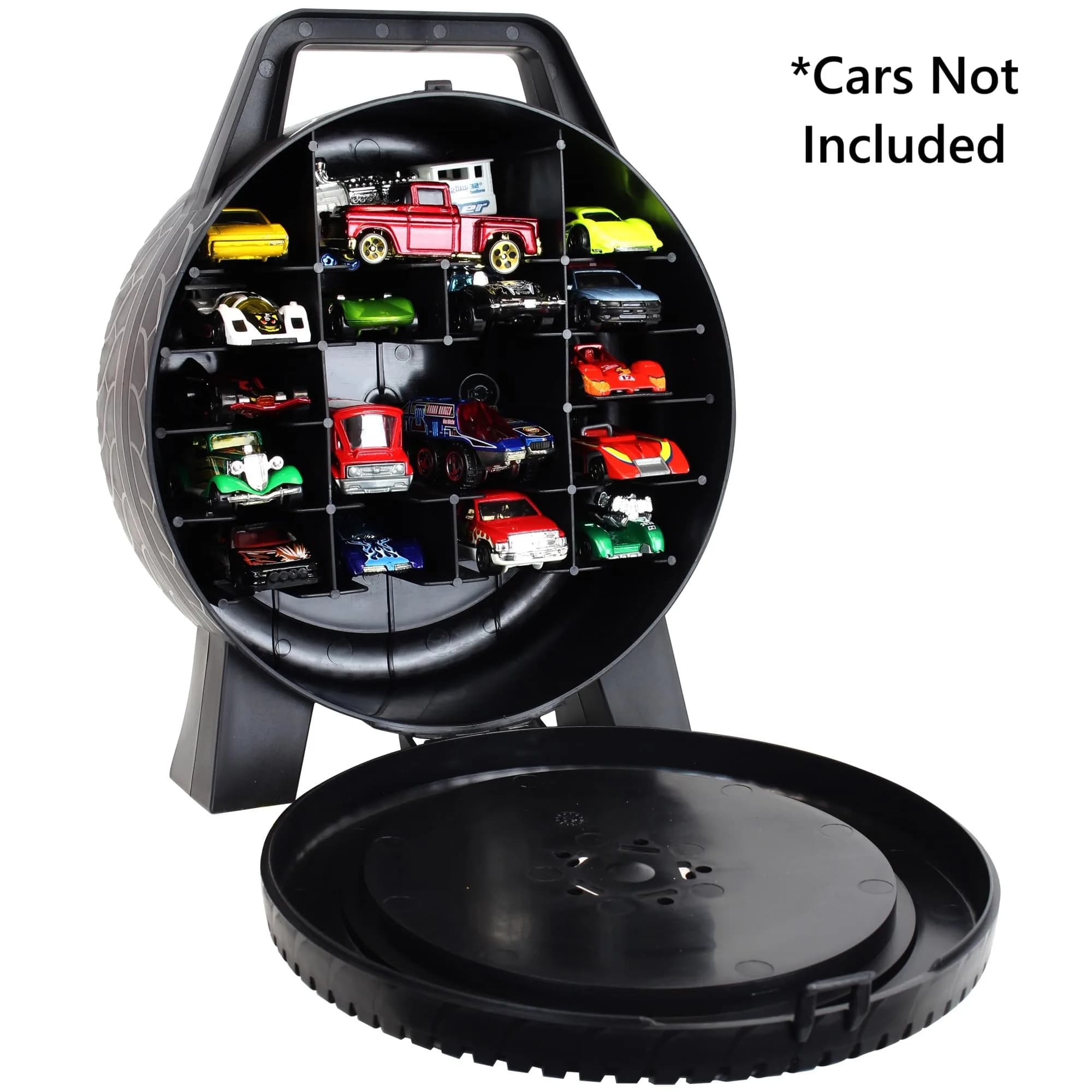 Tara Toys Hot Wheels 30 Car Case, 1:64 Scale Die-Cast Toy Vehicle Organizer | Stores 30 Cars, Portable Display - view 4