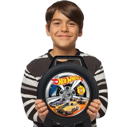 Tara Toys Hot Wheels 30 Car Case, 1:64 Scale Die-Cast Toy Vehicle Organizer | Stores 30 Cars, Portable Display thumbnail 5