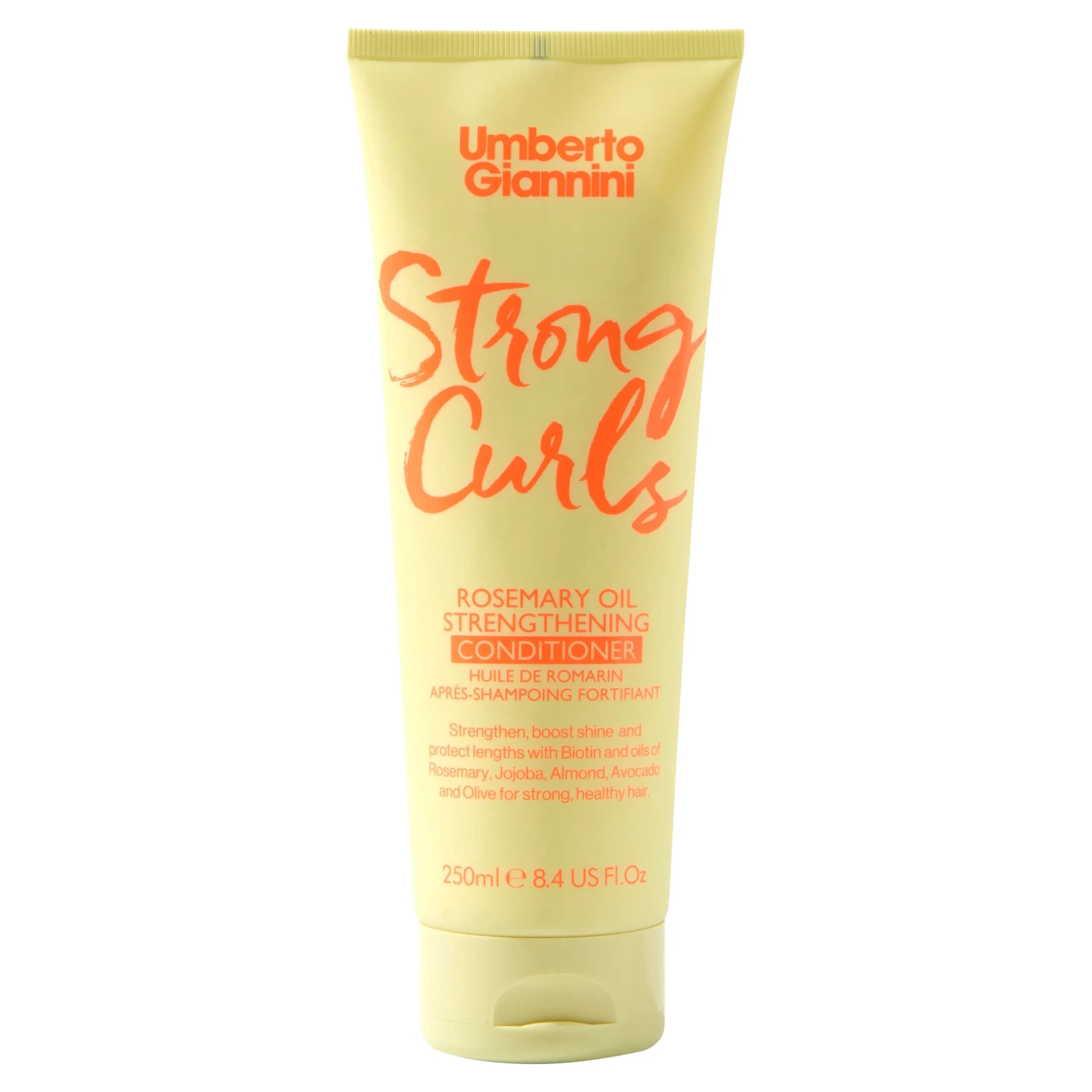 Umberto Giannini Strong Curls Conditioner 6.7 Fl Oz | Rosemary Oil & Biotin for Curly Hair - main product image