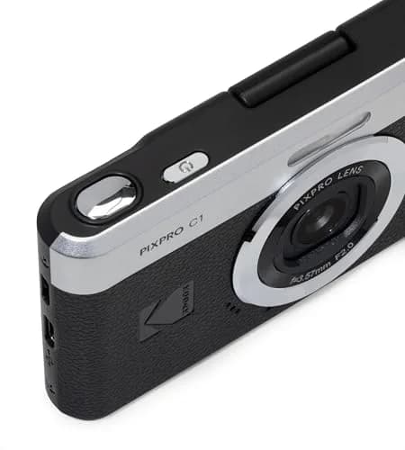 Kodak PIXPRO C1 Digital Camera, 13MP Compact Point & Shoot with 4X Optical Zoom, 180 Degree Flip Screen, 1080p HD Video, Black thumbnail 4