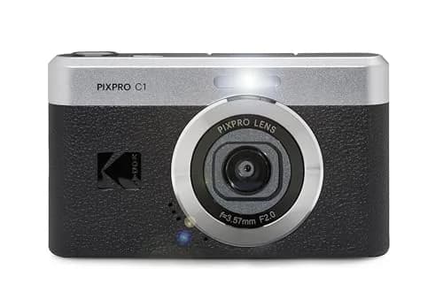 Kodak PIXPRO C1 Digital Camera, 13MP Compact Point & Shoot with 4X Optical Zoom, 180 Degree Flip Screen, 1080p HD Video, Black thumbnail 6