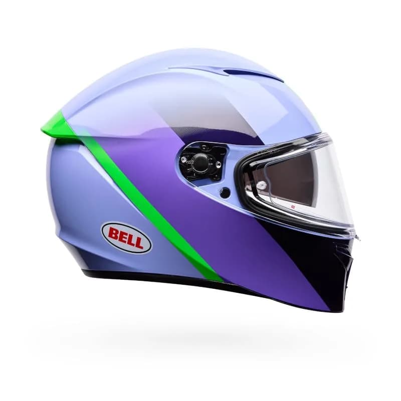 BELL Lithium Helmet Large Purple Bash | DOT & ECE Certified with Removable Liner - main product image
