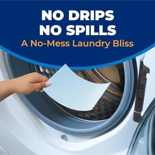 ARM & HAMMER Power Sheets Laundry Detergent, Fresh Breeze, 35 Count | HE Compatible, Plastic-Free Sheets thumbnail 7