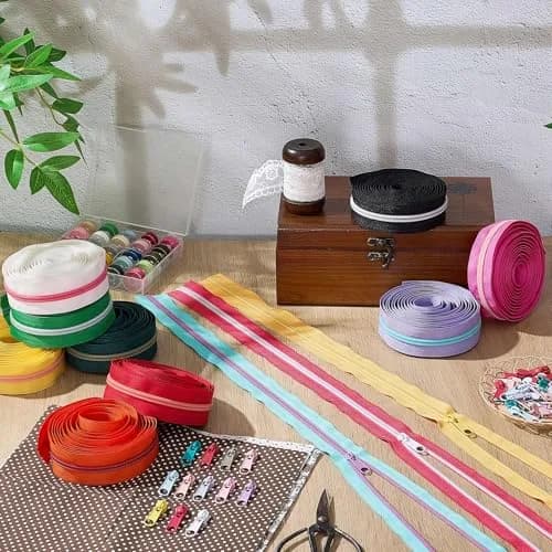 Solsew Nylon Zipper Roll, Rainbow Colors, 36 Yards | Easy Cut & Smooth Sliding thumbnail 7