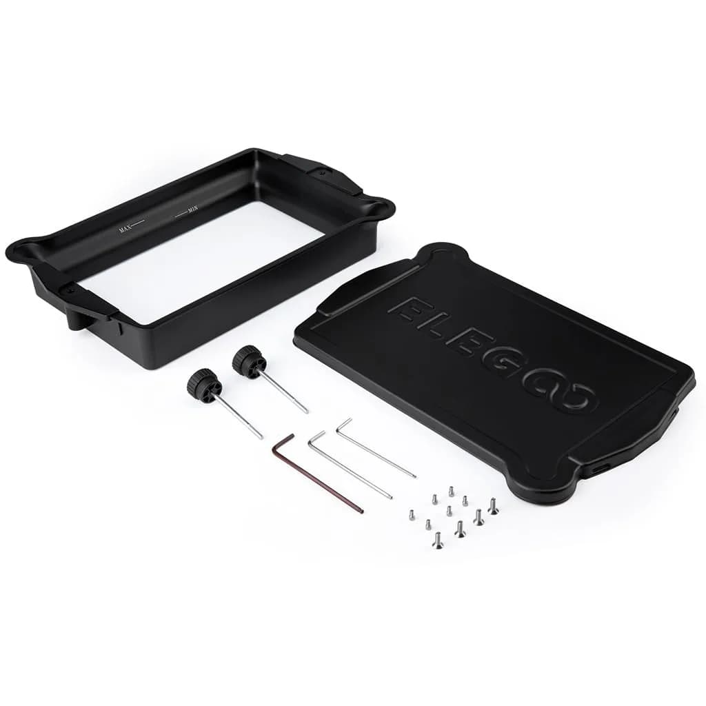 ELEGOO Metal Resin Tank for Saturn 4 Ultra 16K 3D Printer | Reinforced Replacement Resin Vat with PFA Liner (1.09 kg) - view 3