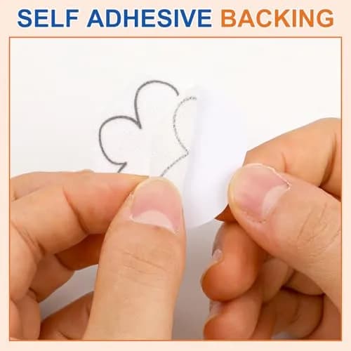 FURWEY Water Soluble Stabilizer for Embroidery,36PCS 8.5x11,Self Adhesive | Wash Away, Printable & Versatile thumbnail 3