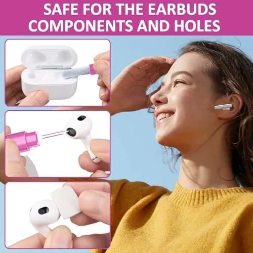 Ordilend Pink Wireless Accessory | iPhone Charging Port & AirPod Cleaner Kit thumbnail 7