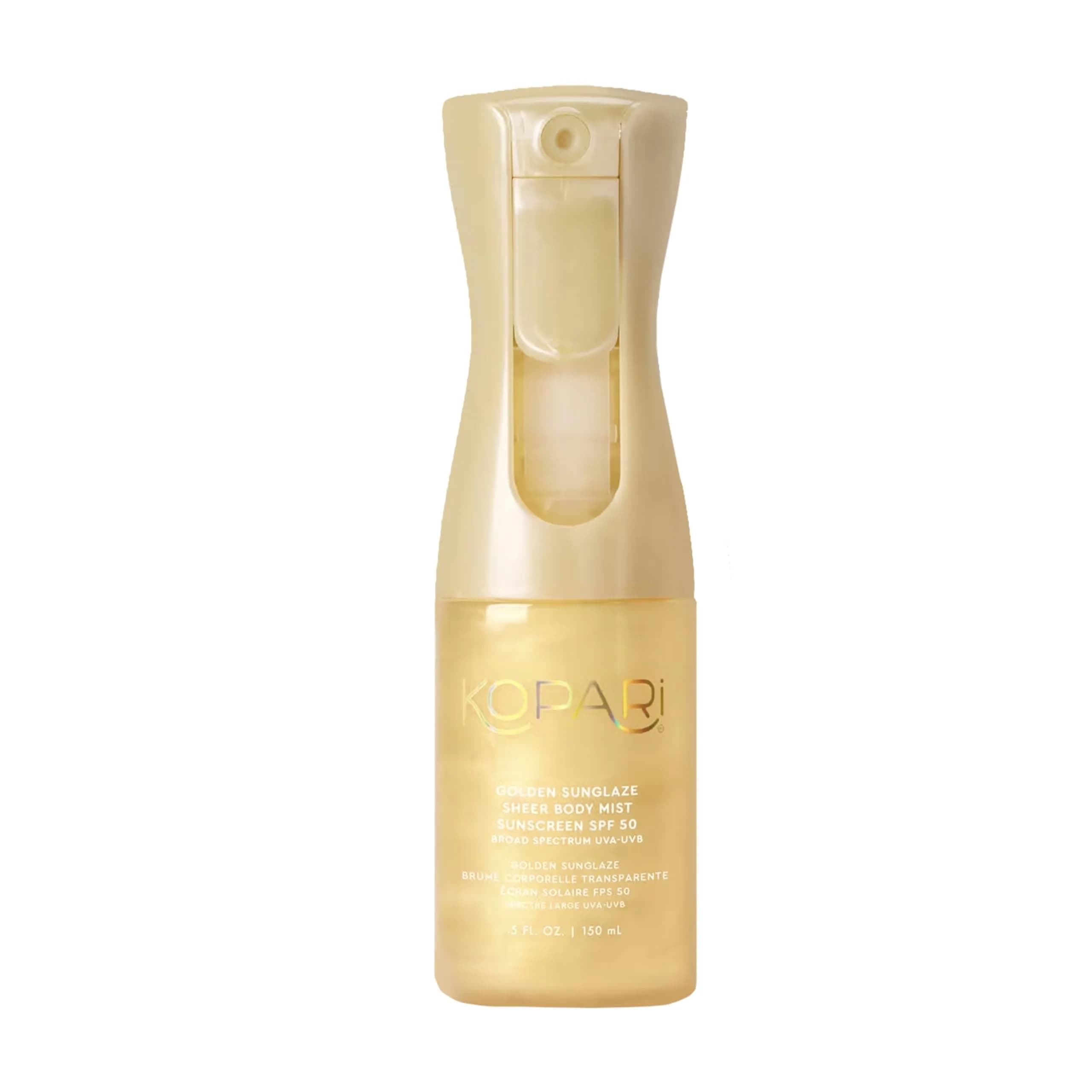 Kopari Sheer Body Mist Sunscreen SPF 30 with Shimmer, Hydrating Mist, Glowy Finish (177 ml / 6 oz) - main product image