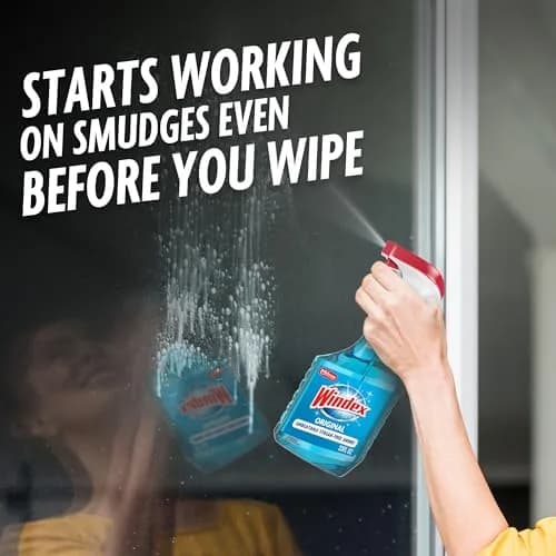 Windex Original Glass Cleaner Spray Bottle 46 fl oz (23 Fl Oz x 2) | Streak-Free Shine for Home Surfaces thumbnail 6