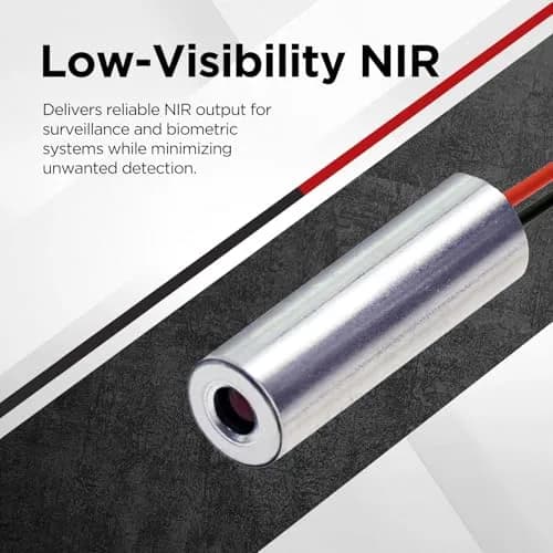 Quarton 780nm IR Dot Laser Module D7xL21mm (2.6-6 VDC) | Class 3R <3mW APC Driver thumbnail 4