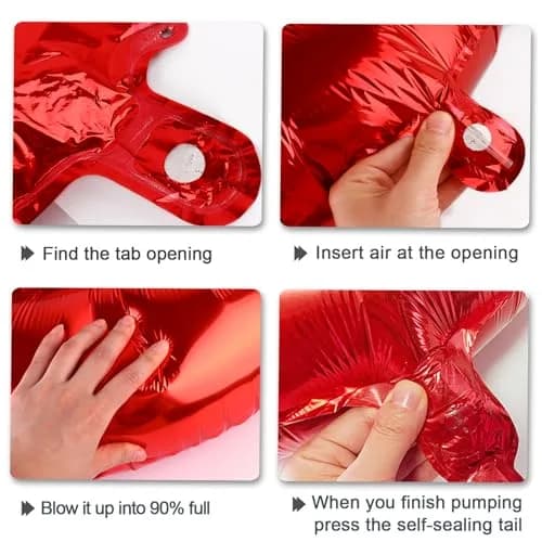 Kelfuoya Red Number 9 Balloon 40 Inch | Jumbo Helium Mylar Foil Digital Balloon for Birthday Party Decorations thumbnail 8