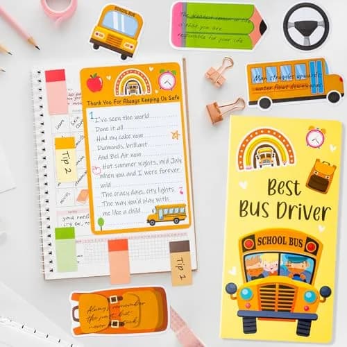Xqumoi Bus Driver Sticky Notes Set | 550 Sheets | School Office Supplies thumbnail 5