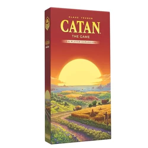 CATAN 5-6 Player Board Game Expansion (6th Edition) Strategy Game ADD-ON, Requires the CATAN Base Game, Ages 10+, 90+ Min Playtime thumbnail 1