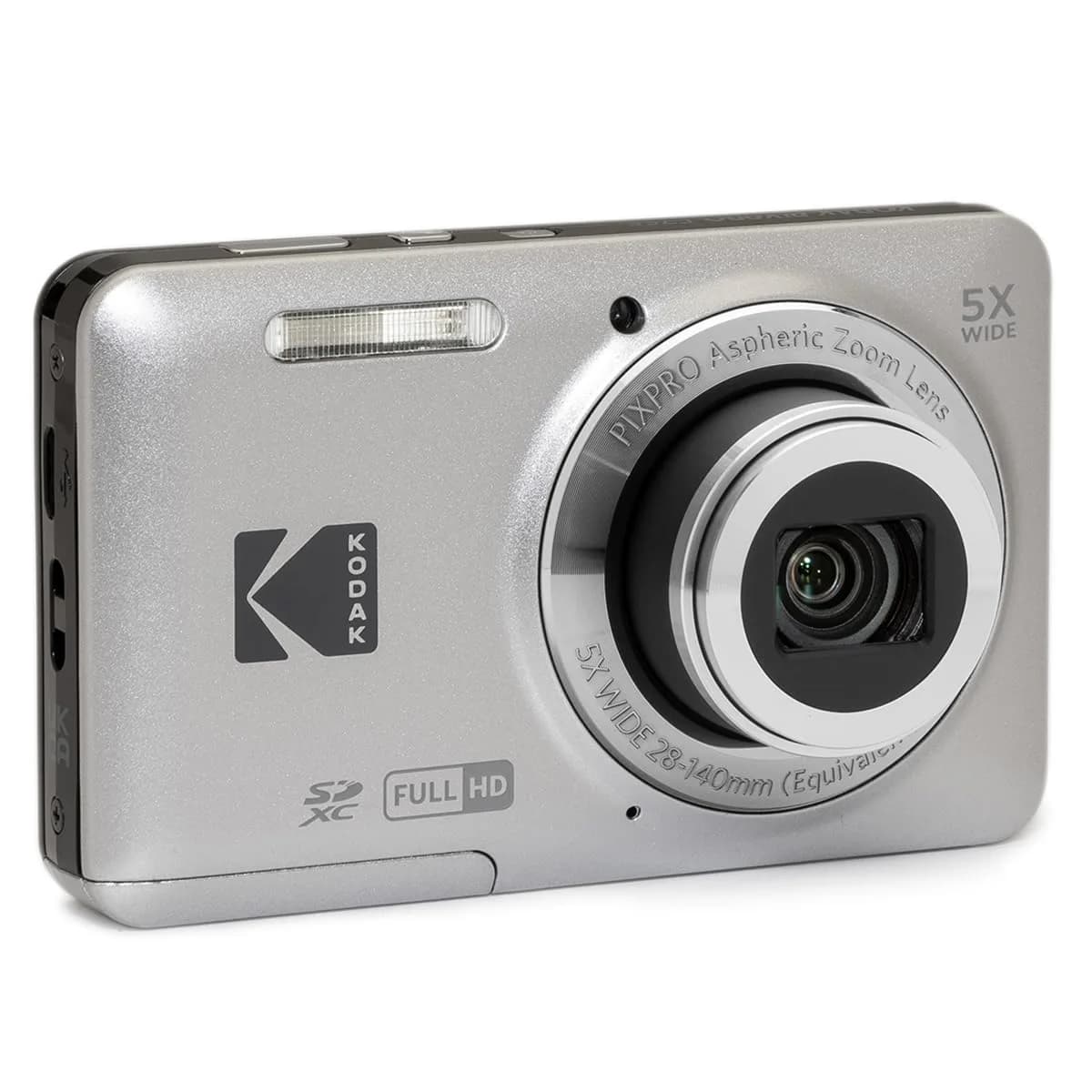 KODAK PIXPRO FZ55 Digital Camera Gray 16MP CMOS 5X Optical Zoom 28mm Wide Angle 1080P Full HD Video 2.7" LCD | Compact Point and Shoot Camera - view 5