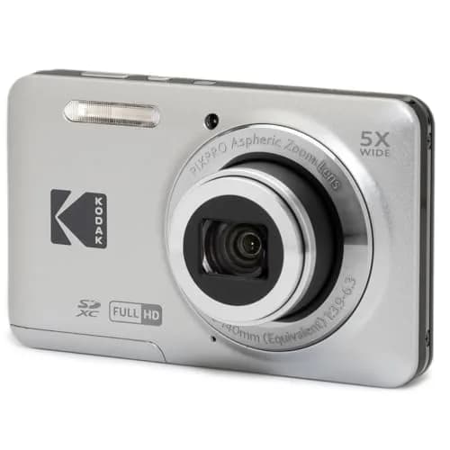 KODAK PIXPRO FZ55 Digital Camera Gray 16MP CMOS 5X Optical Zoom 28mm Wide Angle 1080P Full HD Video 2.7" LCD | Compact Point and Shoot Camera thumbnail 1