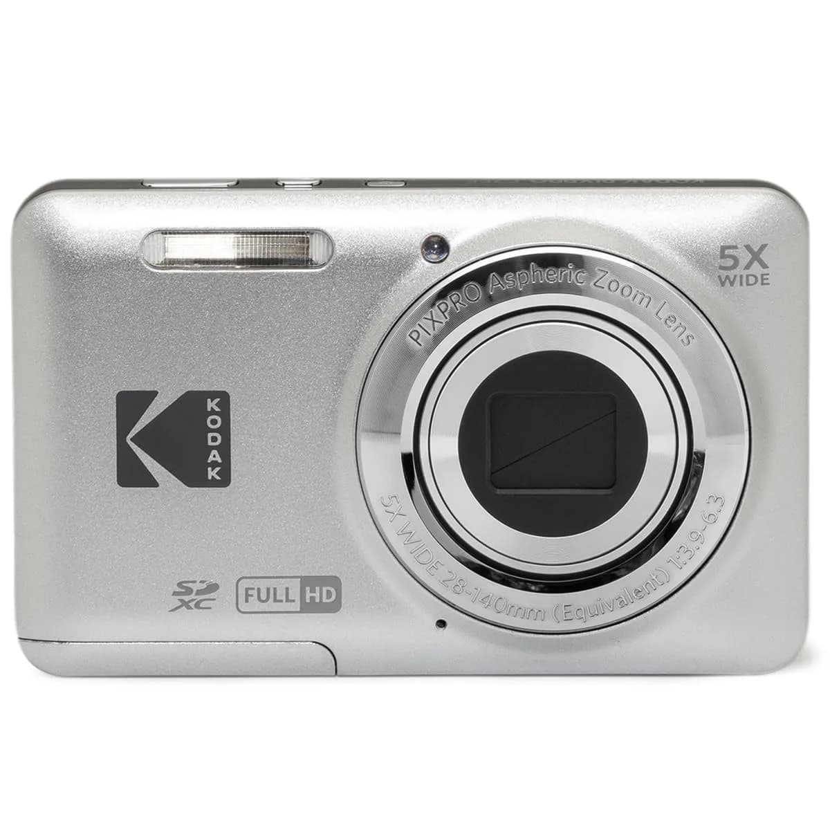 KODAK PIXPRO FZ55 Digital Camera Gray 16MP CMOS 5X Optical Zoom 28mm Wide Angle 1080P Full HD Video 2.7" LCD | Compact Point and Shoot Camera - view 3