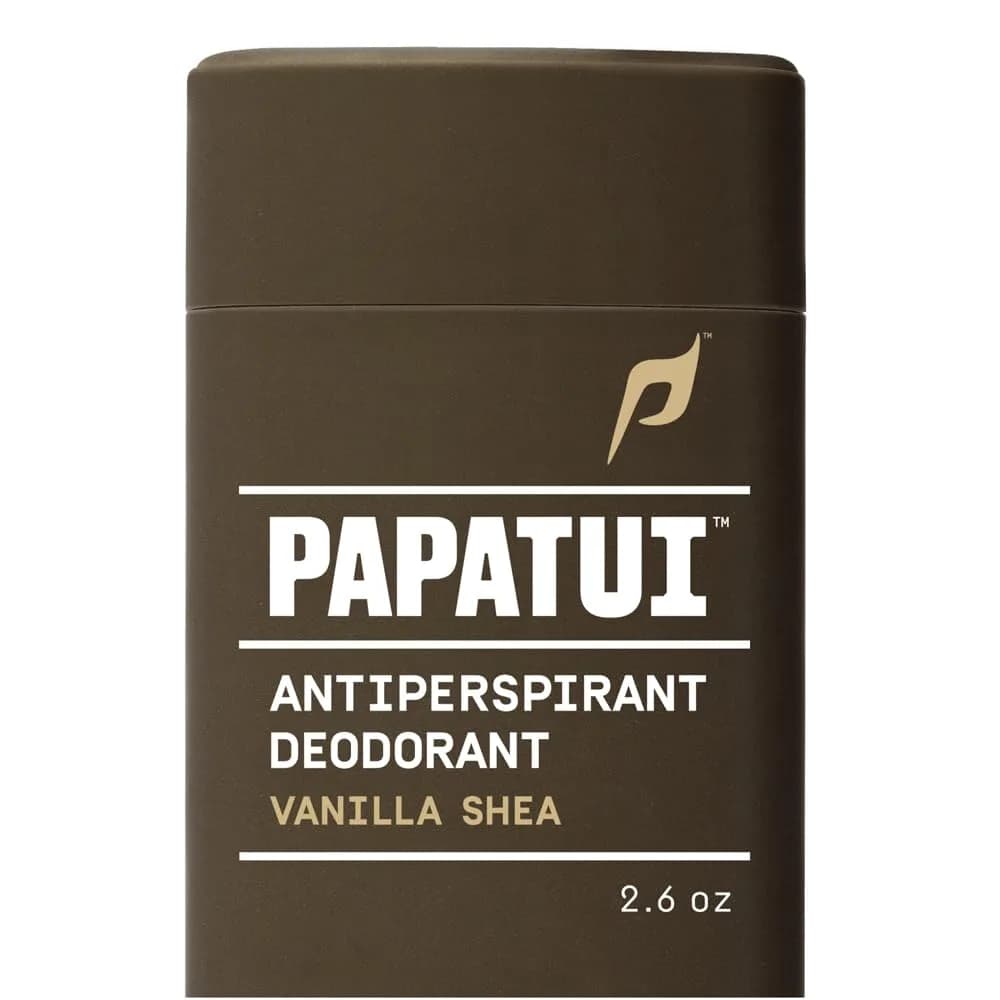 PAPATUI by Dwayne Johnson Triple Action Antiperspirant Sandalwood 2.6 oz | Long-lasting sweat & odor control — Vanilla Shea